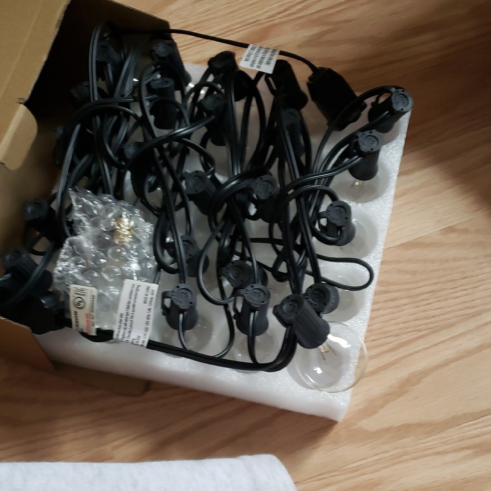 Black String Lights